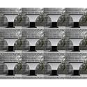 Arus Exterior Design Waterproof Cone Shaped Outdoor Pillar Gate Light for Home and Apartments (Black-White, Pack of 12 Lamp)