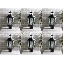 Arus Metal Exterior Design Waterproof Cone Shaped Gardener Gate Light for Home and Apartments (Black, Pack of 6 Light)