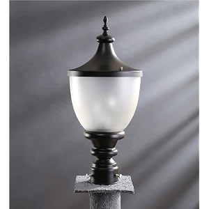 arus metal exterior modern design waterproof bowl shaped gate light for home and apartments pack of 1 lamp