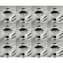 Arus Modern Design Waterproof Cone Shaped Black Outdoor Gate Light for Home (Black-Transparent, Pack of 12 Light)