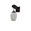 Arus Wooden and Glass Crack Design Transculent Shade Downlight Fancy Wall Lamp for Home (Transculent ; Pack of 2)