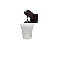 Arus Wooden and Glass Exquisite Design Modern White Shade Downlight Fancy Wall Lamp for Home (White ; Pack of 2)