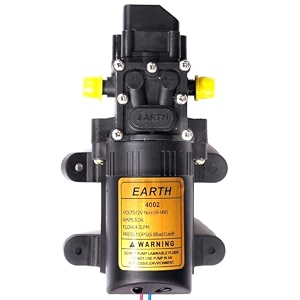dc 12v 80w micro electric diaphragm water pump high pressure car washing spray automatic switch 140