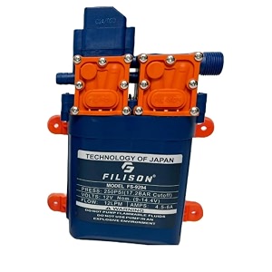 aruspray durable electric water pump micro high pressure diaphragm water sprayer 12v 250 psi copeer