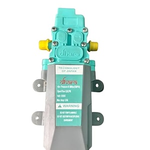 dc 12v 80w micro electric diaphragm water pump high pressure car washing spray automatic switch 140