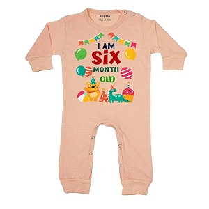 arvesa baby milestone birthday full jumpsuit