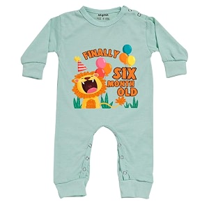 arvesa baby milestone birthday full jumpsuit