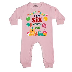 arvesa baby milestone birthday full jumpsuit
