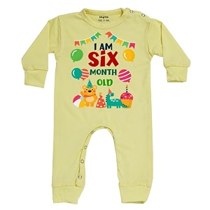 arvesa baby milestone birthday full jumpsuit