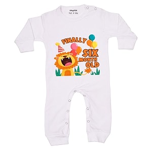 arvesa baby milestone birthday full jumpsuit