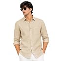 Arvest Men39s Solid Linen Casual Shirt 