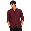 Arvest Men39s Solid Linen Casual Shirt 