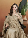 ARVILAS Embroidered Kurta TrouserPant Dupatta Set