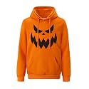 Arvilhill Men's Halloween Pumpkin Hoodies Skeleton Sweatshirts with Pocket