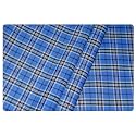 Arvind Mens Cotton Poly Blend Checkered Unstitched