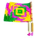 ARYANSH SHOPPE Handicraft Rajasthani Natural Bamboo Wooden Handle Manual Hand Held Fan for Summer Seasons (HANDLE FAN) (1)