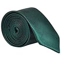 ARYANSH SHOPPE Men's Solid Color Satin Microfiber Tie, Regular and Skinny Width for Office, Interview, Wedding Formal Dress