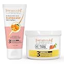 Aryanveda Blemishend Face Wash 60ml And Detan Face Pack with Milk Proteins, AHA | No Paraben | No Sulphate, 200g