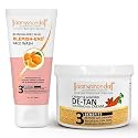 Aryanveda Blemishend Face Wash 60ml And Detan Face Massage Cream with Milk Proteins and AHA | No Paraben | No Sulphate, 200gm