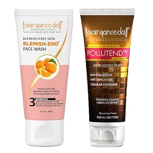 aryanveda blemishend face wash 60ml and pollutend face wash 60ml