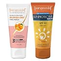 Aryanveda Blemishend Face Wash 60ml And Sunscreen Lotion SPF 50 All Skin Type - 60gm