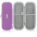 ASA TECHMED Protective Stethoscope Carrying Case with Double Mesh Storage (Gray-Purple)