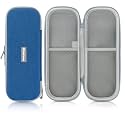 ASA TECHMED Protective Stethoscope Carrying Case with Double Mesh Storage (Gray-Blue)