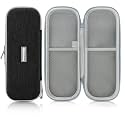 ASA TECHMED Protective Stethoscope Carrying Case with Double Mesh Storage (Black-Gray)
