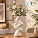 Asaya - Curves Ceramic Decorative Vase 