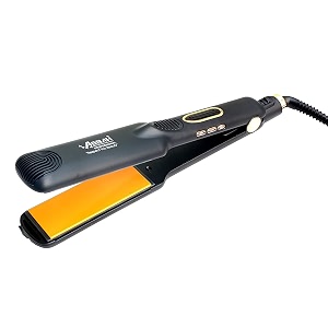 asbah professional d39zara pro hair straightener with 3d floating plates  rapid heat technology  one year warranty lifetime repair amp services - multicolor black