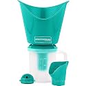 Asbob 3 in 1 steamer for cold and cough, vaporizer steamer for cough,cold and facial, steam inhaler &amp; vapourisers for adults - Green