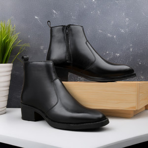 Ascaro Royal Black Casual Boots Boots For