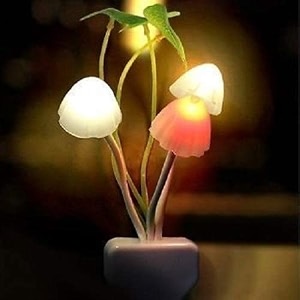 ascension  mushroom lamp automatic light multi-color changing best night avatar bulbs for home amp bedroom decoration kids favourite birthday amp party return gifts set of 2