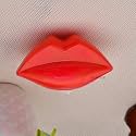 ascension Pack of 4 Lips Shape LED Night Lamp with Switch Plug-in Wall Night Light Warm Soft Glow Decorative Light for Bedroom Hallway Kids Room Kids Birthday Party Return Gifts Item