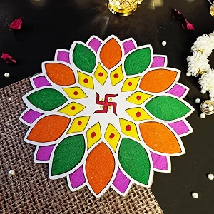 ascension portable rangoli stencils 115inches for diwali dcor home decoration diy craft reusable templates for floor table just fill with rangoli atta rangoli mats for decoration design 5