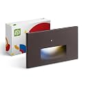 ASD LED Step Light | Dusk to Dawn, Stair Riser Deck Patio | Bronze