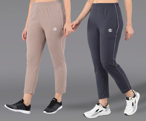 asdf solid women multicolor track pants