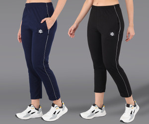 asdf solid women multicolor track pants