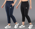 ASDF Solid Women Multicolor Track Pants