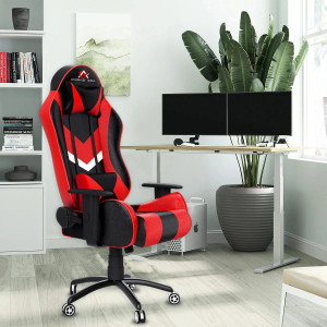 ase gaming gold series ergonomic gaming chair with head  lumbar pillow gaming chair