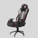 ASE Gaming Gold Series Ergonomic Gaming Chair with Head & Lumbar Pillow Gaming Chair (Grey, Black)