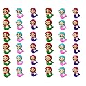 Asera 36 Pcs Mermaid Ocean Princess Erasers for Kids, Cute Fantasy Sea Theme Stationery, Birthday Return Gifts, Party Favors, School Supplies &amp; Goodie Bags