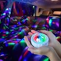 ASFSKY Car Disco Ball Light, Rechargeable Party Light with Magnetic Base