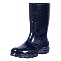 Asgard Women's Mid Calf Rain Boots Printed Waterproof Rubber Boots Short Garden Shose