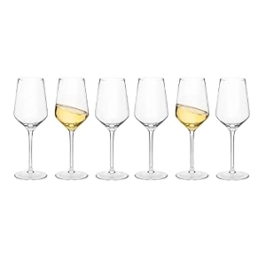 ash amp roh red wine cut wine glasses - pack of 6 350 ml