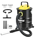Ash Vacuum Cleaner, 1000W，4 Gallon for Pellet Stove & Fireplace
