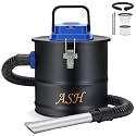 Ash Vacuum Cleaner, 800W Fireplace Ash Vac, 2.6 Gallon Blue
