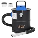 Ash Vacuum Cleaner, 800W Fireplace Ash Vac, 3.2 Gallon Blue