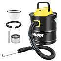Ash Vacuum Cleaner, 800W 2.6 Gallon for Pellet Stove &amp; Fireplace