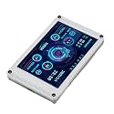 ASHATA 3.5inch USB Mini Screen, Computer Temp Monitor, Dimmable Theme Editor PC CPU Data Monitor, PC Temperature Display for PC ARGB Computer Case Secondary Screen